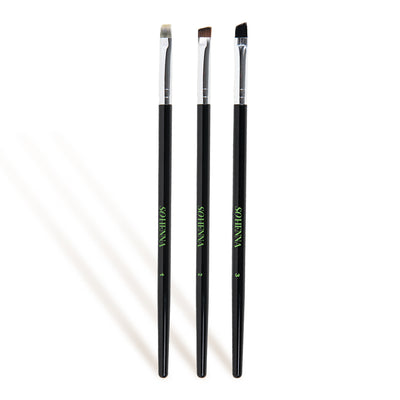 So Henna brow brushes